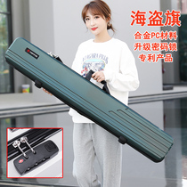 Pirate flag fish pole bag 1 25 m fishing gear bag fishing bag hard case Rod bag waterproof multifunctional Luya Rod bag