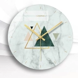 Простые внутренние часы на висящих часах дома гостиная скандинавская северная декоративная декоративная тихий искусство простые настенные часы висит часы дома.