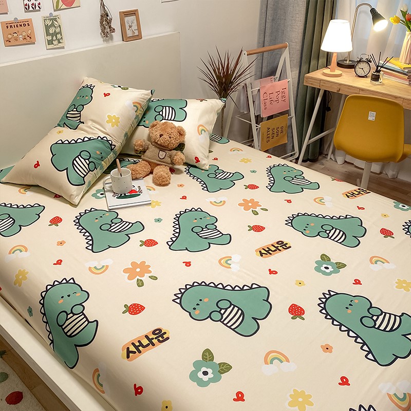 Tatami bed sheets Four Seasons one bed skirt Nordic style light luxury Kang Single universal cotton children Girl Boy