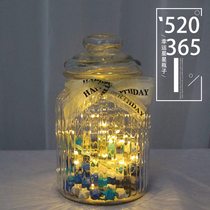 Star Bottle 520 Loaded 1314 Gift Lucky Jars Glass Bottle Empty Bottle To Put Stars to Wish Bottle Delicacy
