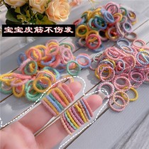 Rubber band niche design children rubber band tie hair does not hurt hair head rope girl baby durable rubber ring