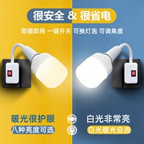 Super Bright Led Lamp Bright Light Indoor Small Night Light Special Lighting Table Lamp Bedside Plug-in Electric Type 220v Bedroom Hanging Wall Style