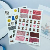 DIY Day Ensemble Synced Thin Overdraft Back Gum Mechia Stickers New Plaid Chessboard Grime Series Seven