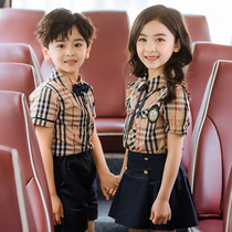 British style class uniforms summer school uniforms set for childrens college style graduation performance kindergarten Garden uniforms