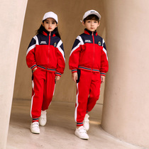 British style Primary School Spring and Autumn suit first grade sports class uniform new childrens school uniform custom kindergarten Garden uniform