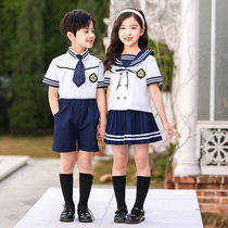 Kindergarten uniform summer 2021 New Navy wind children graduation Chorus Academy style class uniforms primary school uniforms