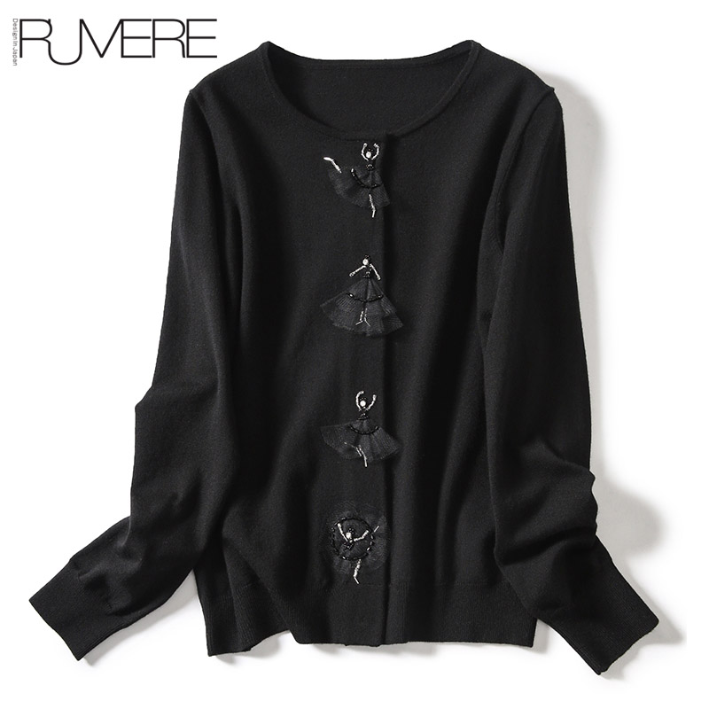 Cardigan RUMERE   en Laine - Ref 3229451 Image 3