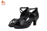 213 черный атлас 5,5 см