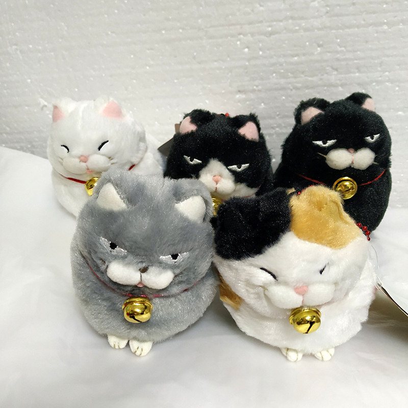 日本原单amuse 胡子馒头猫可爱毛绒公仔挂件基础款新品 日本原单amuse 胡子馒头猫可爱毛绒公仔挂件基础款新品