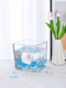 2025 new high-definition betta fish tank complete set of small living room decoration balcony small fish pond desktop glass square fish tank