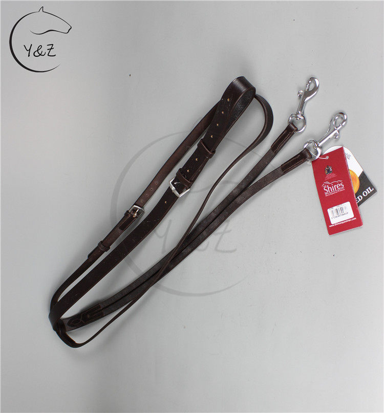 SF equestrian equipment supplies imported hardware high-quality first-layer cowhide balance reins