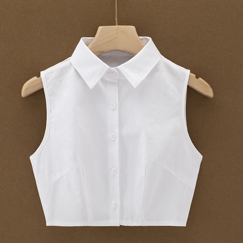 Korean Style Fake Collar for Women, Versatile Fake Collar for Shirts, Fake Collar for Sweaters, Decorative Collar for Autumn and Winter, Cotton White Collar