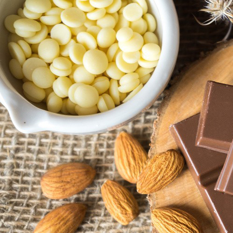 French Imports Cocoa No Sugar Chocolate Sandblasted Cake Shower Face Decoration Baking Pure Cocoa Butter Raw Material 250g