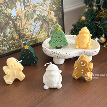 South Korea ins Santa Claus Christmas Tree candles gingerbread Christmas Day Creative Decorative Pendulum Girl Companion Gift