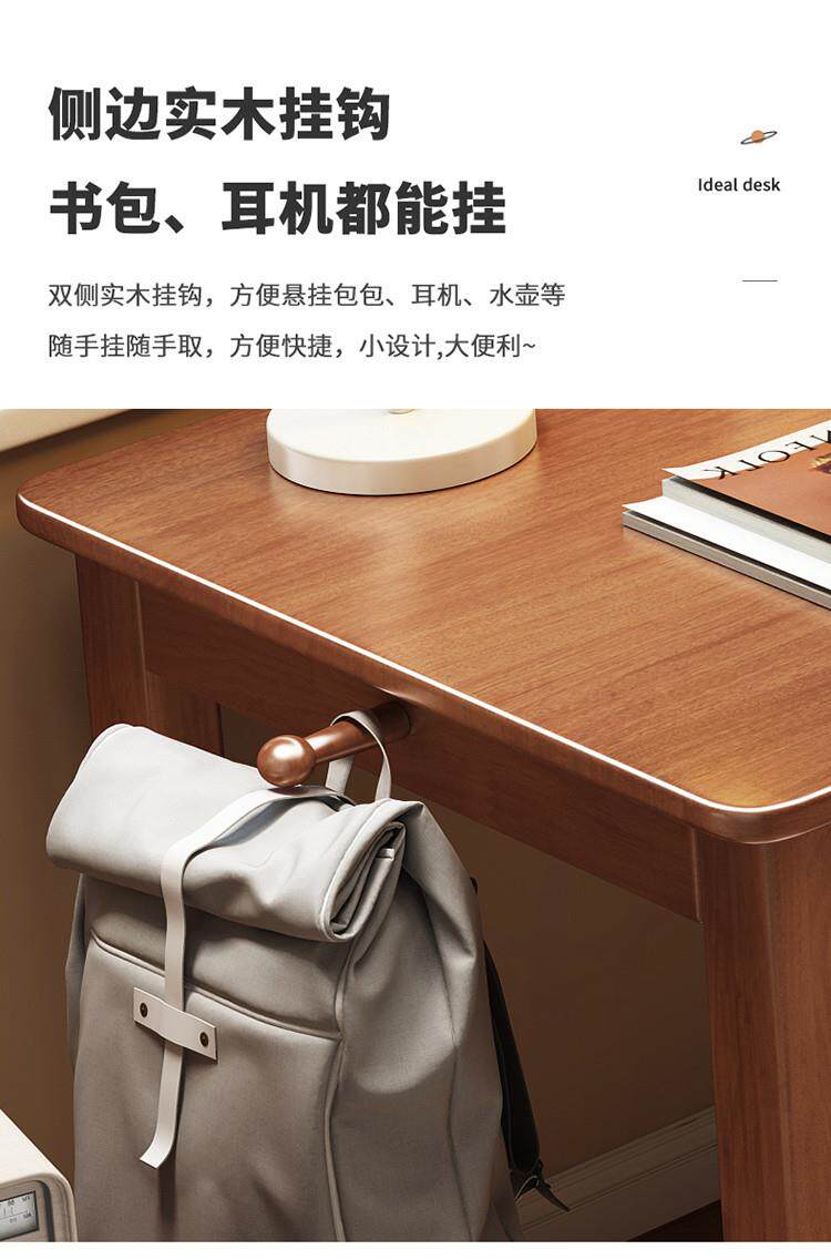 Угол стола 实木转角书桌书架一体学生家用书柜组合学习桌卧室l型拐角电脑桌
