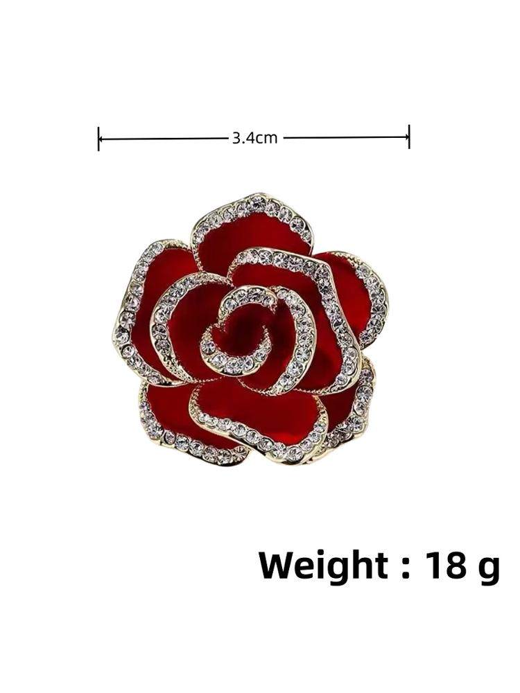 Outlet Brand Clearance Sale Discount Bargain Rose Corsage Camellia Brooch Versatile Accessory Exquisite Women's Accessory