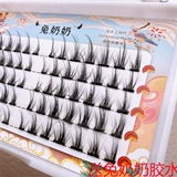 5 пары срезанного маленького дьявола!Сегментарная ложная ресниц натуральная симуляция