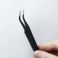 Опознанные согнутые пинцеты [подходят для сегментированных ресниц]