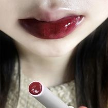 Moisturizing mirror-like effect Dark Night Black Rose lipstick moisturizing and moisturizing lipstick lip glaze affordable price for attractive girls and student parties