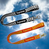 Spot Sup 22SS Cuban Links Lanyard Cuban chain printed mobile phone lanyard accessories