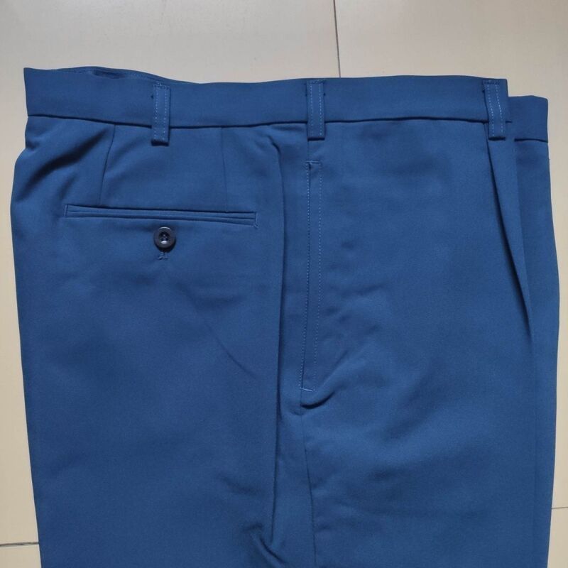 Brand New Blue Summer Trousers, Sky Blue Straight Polyester Fabric Work Clothes, Security Trousers, Sky Blue Trousers Brand New Blue Summer Trousers, Sky Blue Straight Polyester Fabric Work Clothes, Security Trousers, Sky Blue Trousers