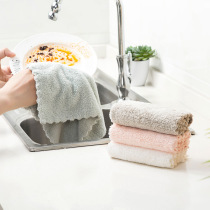 Kitchen wipe table cleaning cloth dish cloth thick water absorbent soft non-oil rag hand cleaning towel wipe bowl cloth