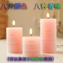 Fragrant candles romantic smoke-free European essential oil spa large cylindrical candlelight dinner candles to smoke