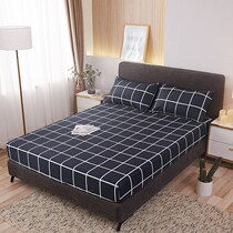 Bedspread 200cmx220cm bed hat single-piece Simmons protective cover mattress padded brown pad cover all-inclusive non-slip 0