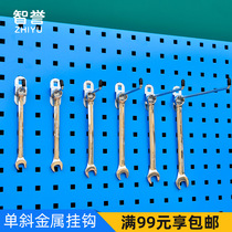 Zhiyu single oblique hook Tool hook Material rack hook Hanging board hook Storage hook Tool rack hook