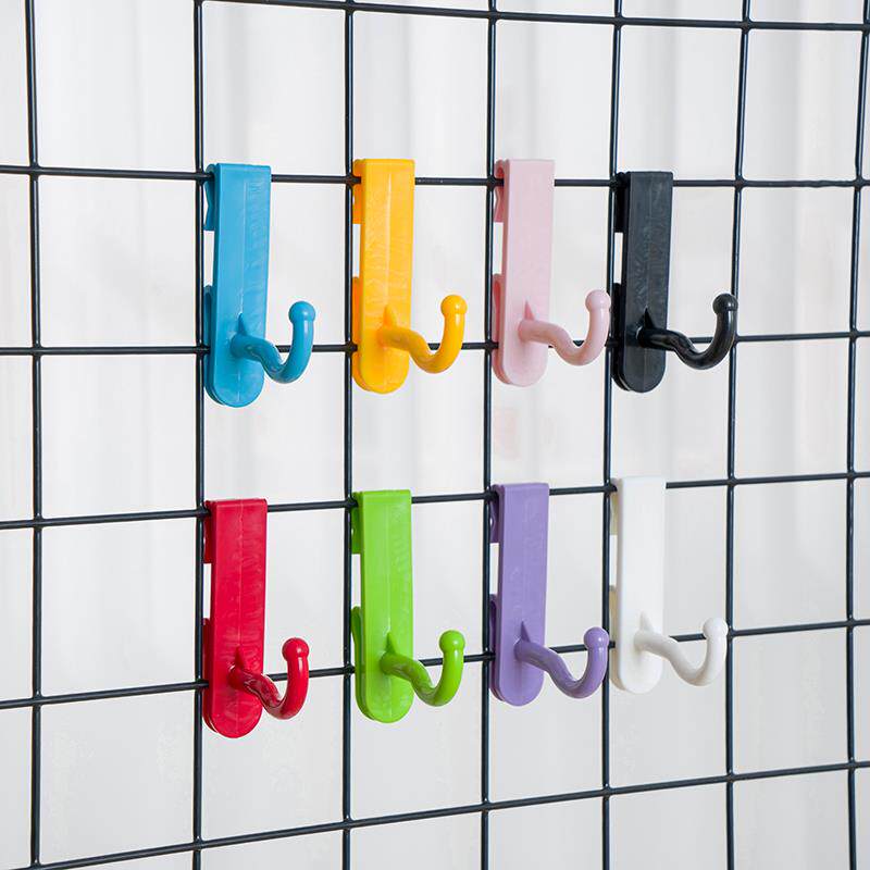 Grid Hooks Ultra City Shelves Night Market Convenience Store Metal Mesh Containing Hook Kitchen Bathroom Dormitory Barbed Wire Hook-Taobao
