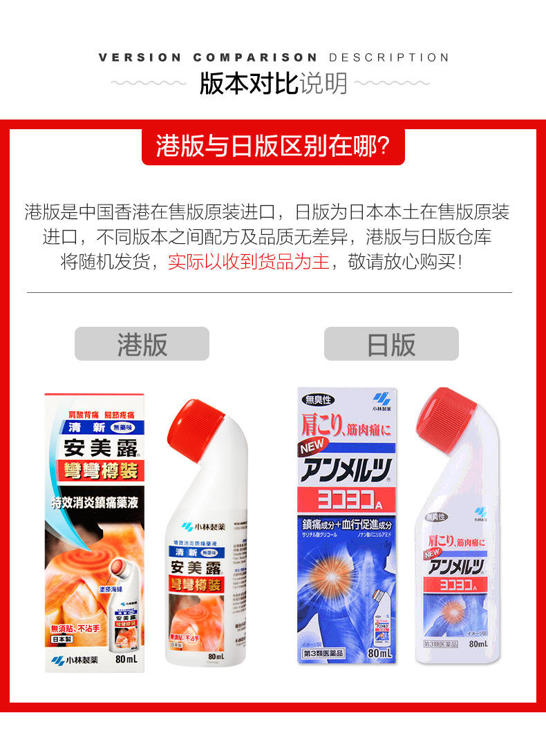 小林制药 安美露 关节肌肉消炎镇痛 80ml 小编用过效果肉眼可见 图11