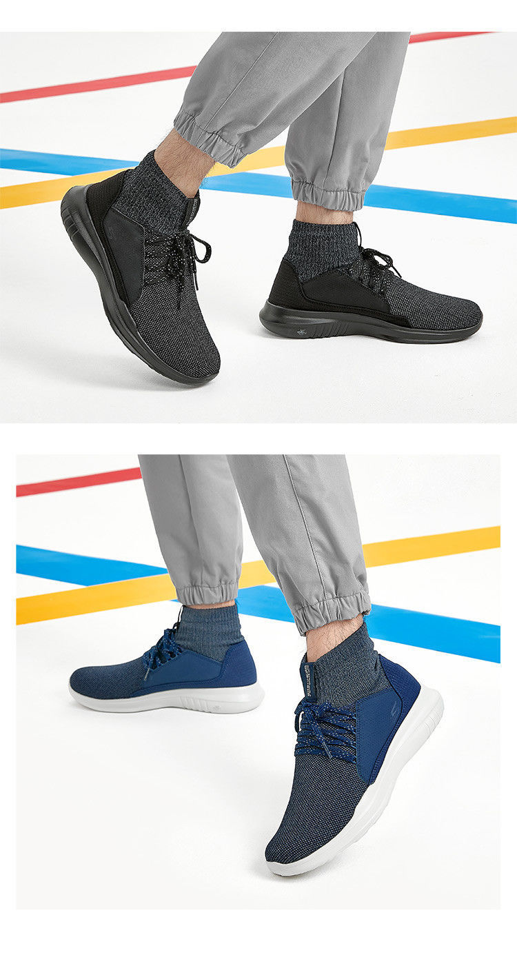 断码好价 Skechers 男士 休闲运动鞋 中帮袜套设计 图9