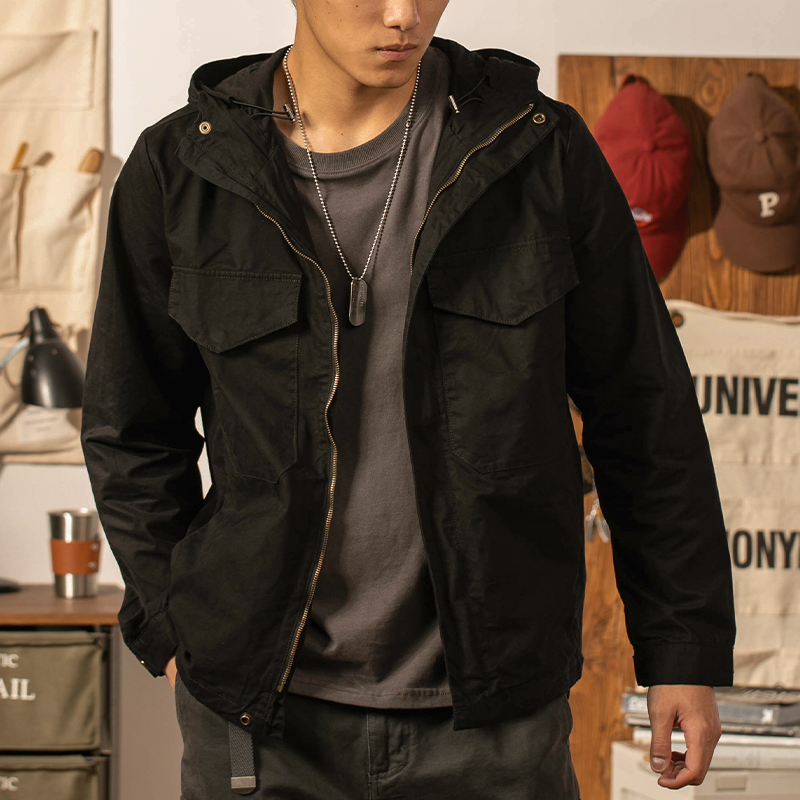 American Retro Workwear Jacket for Men, Spring & Fall Pure Cotton M65 Jacket, 2026 Autumn and Winter Men's Tops, Casual Windbreaker American Retro Workwear Jacket for Men, Spring & Fall Pure Cotton M65 Jacket, 2026 Autumn and Winter Men's Tops, Casual Windbreaker