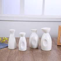 Manufacturer of plum wine popular ceramic wine bottle Japanese style wine divider flask white wine cup set sake decanter logo