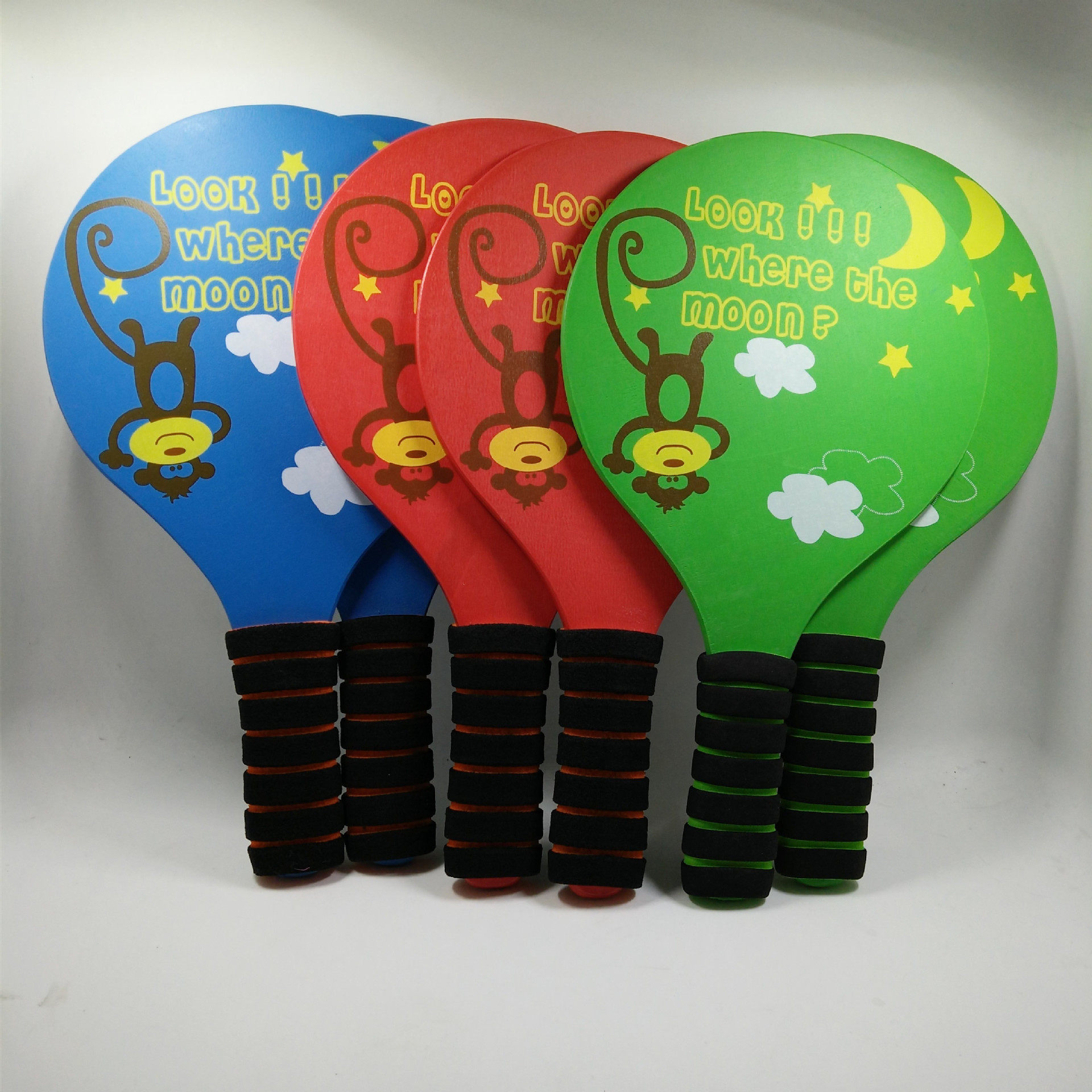 Cricket badminton racket set professional three-haired ball with racket adult children's shuttlecock high-bounce chicken feather cricket