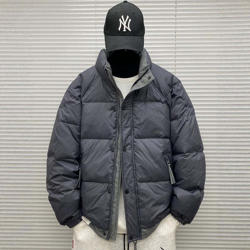 Romon High-End Stand-Collar down Jacket for Men, Spring and Autumn, Large Size, Japanese Style, Casual, Lightweight, Warm, Versatile Duck down Coat Romon High-End Stand-Collar down Jacket for Men, Spring and Autumn, Large Size, Japanese Style, Casual, Lightweight, Warm, Versatile Duck down Coat