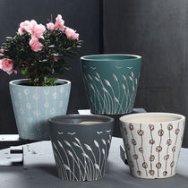 40cm Ceramic Flowerpots (broken bag odds) Ceramic Flower Pot Minima Green Lori Plant Tabletop Color Breathable with plastic