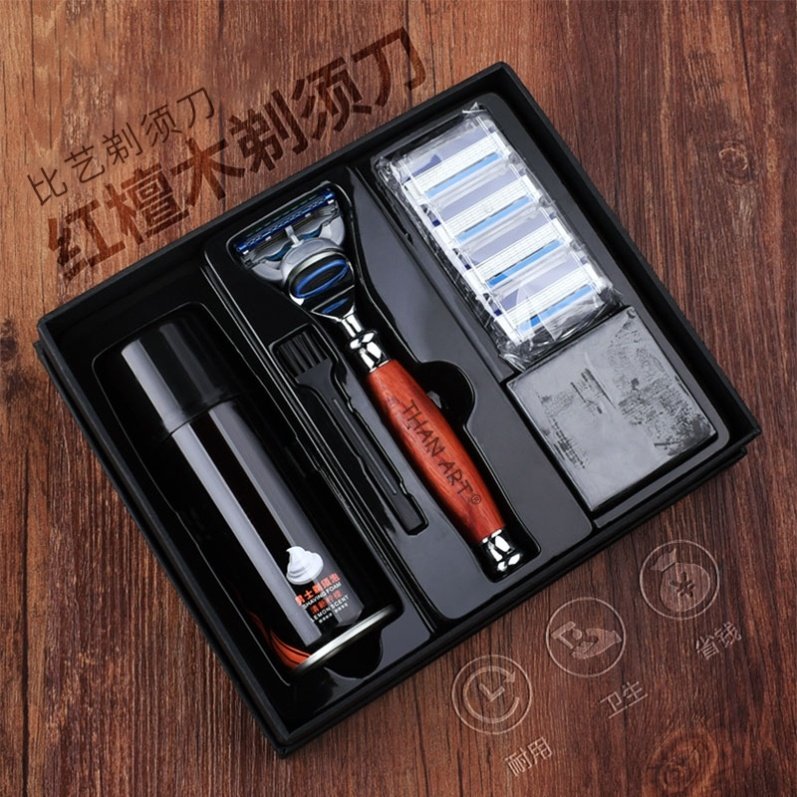Manual razor upscale 2021 new men's razor hard thick beard gift box for boyfriend
