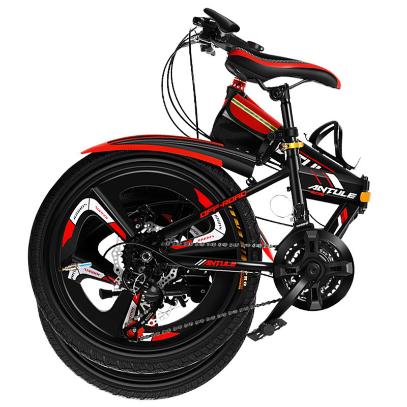 German Light Luxury Folding Variable-Speed Bicycle Children's Mountain Bike for Boys and Girls Aged 8-15, Big Kids' Racing Bike German Light Luxury Folding Variable-Speed Bicycle Children's Mountain Bike for Boys and Girls Aged 8-15, Big Kids' Racing Bike