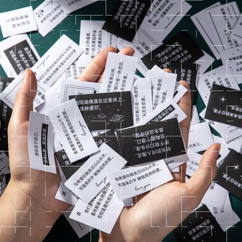 Inspirational quotes small stickers girl literature and art entrance examination fresh high school students inspirational quotes small card home text