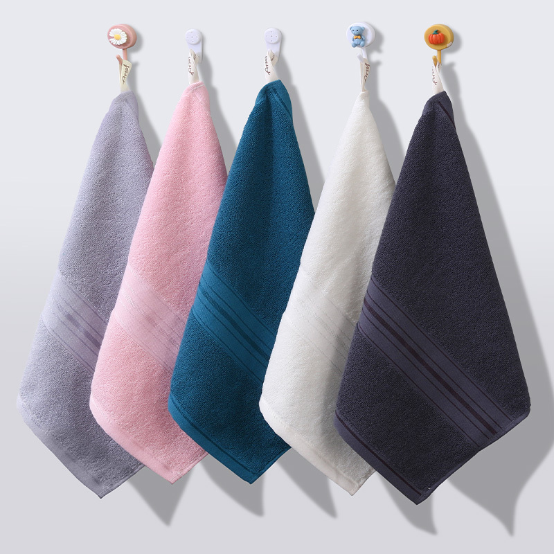 Small Towel, Square Towel, Pure Cotton, Absorbent, for Face Washing, Household Use, All-Cotton, Square, Rectangular, for Women and Men, Hand Towel, High-End, Soft