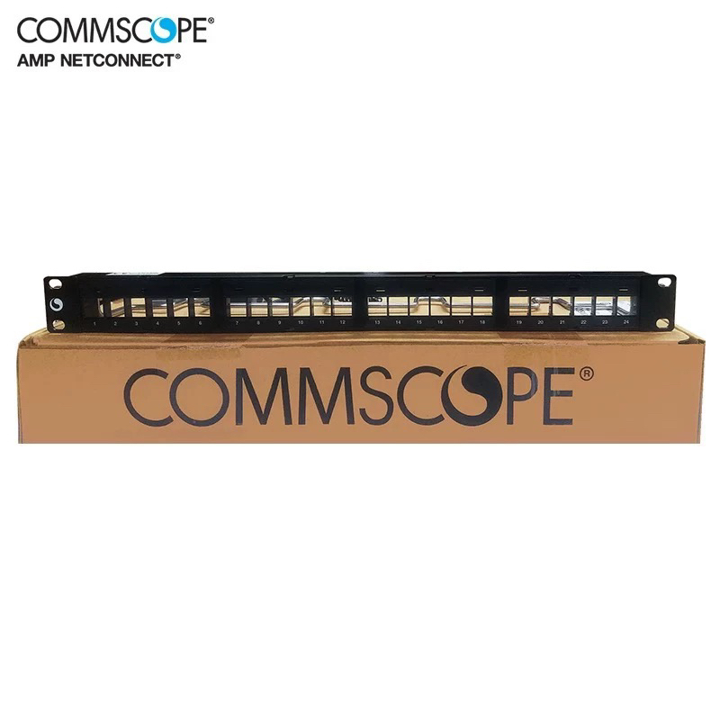 Compu Amp 24-Port Category 6 Patch Panel Cpp-Uddm-Sl-1U-24 Gigabit Patch Panel Has Passed Testing
