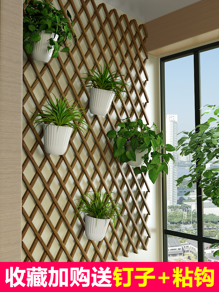 2021 new anti-corrosive wood telescopic pull mesh wood fence fence guard rail wood fence Pet Fence Outdoor mobile
