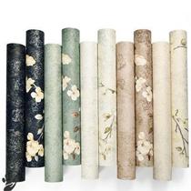  Environmental protection modern retro American non-woven pastoral bedroom living room wallpaper 3D three-dimensional TV background thickened wallpaper