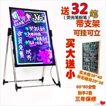 Led electronic fluorescent plate luminous blackboard billboard luminous character handwriting board vertical shop display of cards 2020