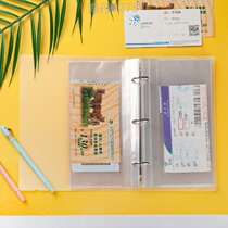 Collection ticket travel movie ticket collection decoration booklet plug-in card book commemorative ticket holder air ticket couple