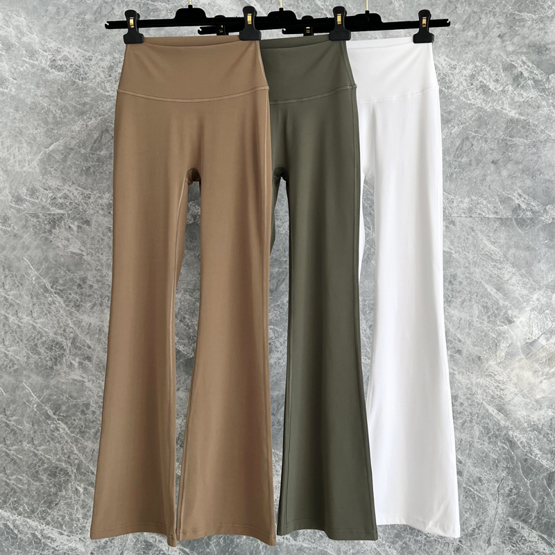 Yoga Pants for Women, Spring and Summer New Style, High-Waisted Flared Pants, Tight-Fitting, Slimming, Fashionable, Sexy, White, Quick-Drying Sports Pants Yoga Pants for Women, Spring and Summer New Style, High-Waisted Flared Pants, Tight-Fitting, Slimming, Fashionable, Sexy, White, Quick-Drying Sports Pants