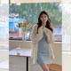 White Mohair Soft Sweater Jacket, New Autumn Style, High-End, Lazy, Loose, Korean Style, Short Knitted Cardigan