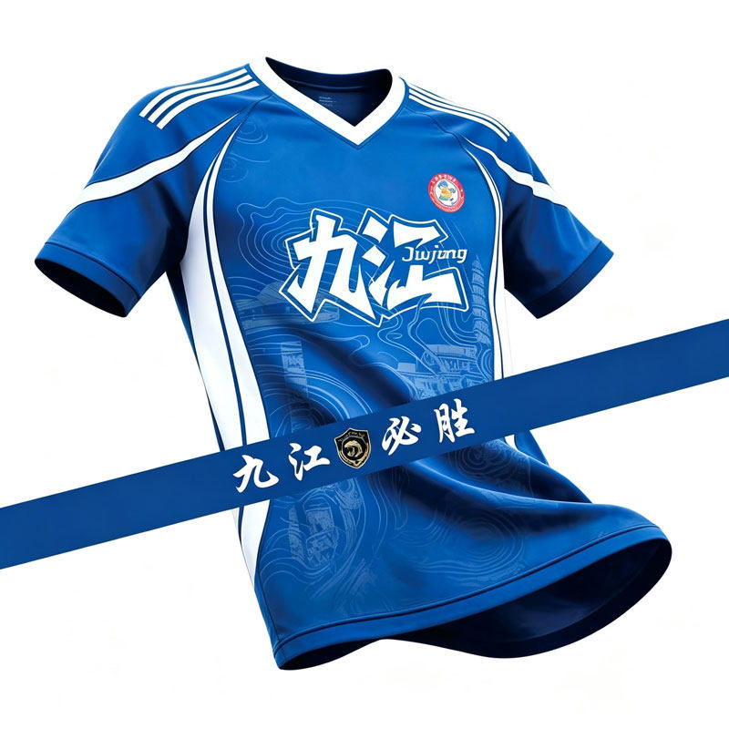 2026 Jiangxi Gan Chao Jersey Jiujiang Fan Uniform Football Jersey Match Fan Short-Sleeve Top Cheering Outfit Cheerleading Team