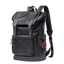 New style backpack mens fashion backpack casual school bag large capacity business trip bag leather business computer bag